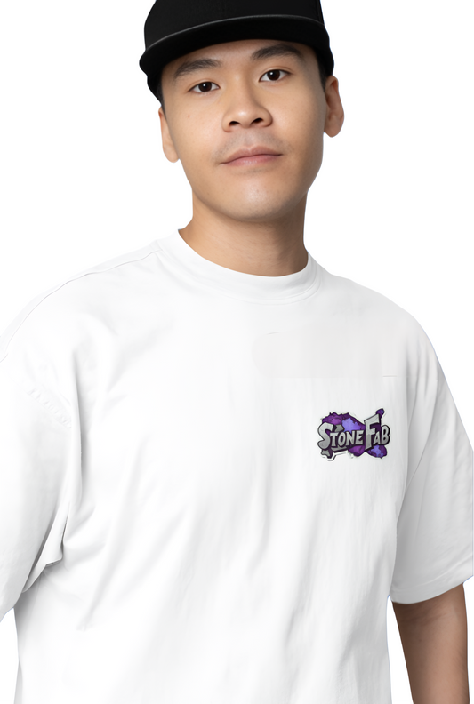 Dekho Seedhe Maut Desing Oversized Down Shoulder T-shirt With Back Print