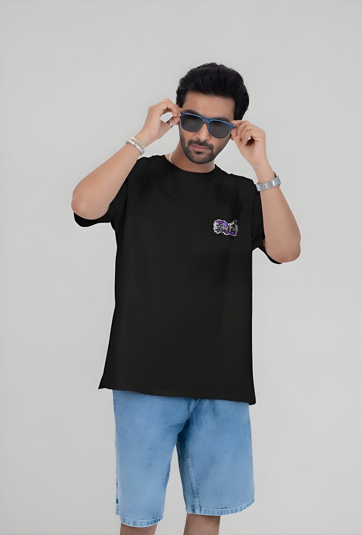 GHOST NORTHSIDE Oversized Down Shoulder T-shirt