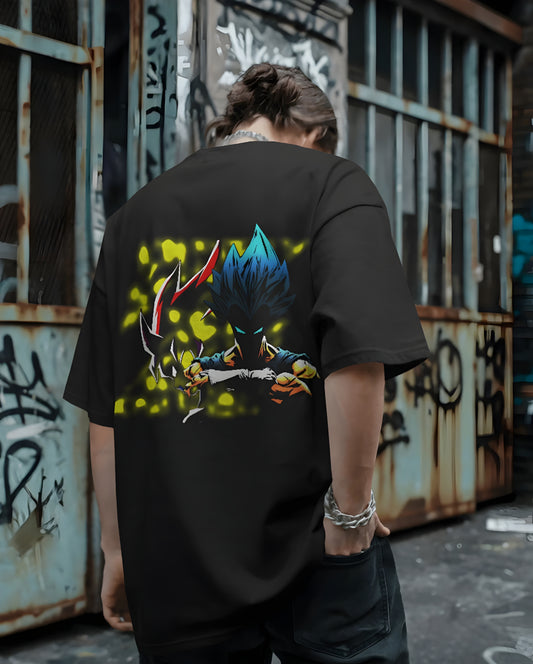 Saiyan Reign" Graphic Tee – Power Meets Streetwear